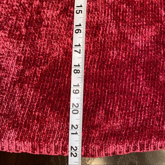 CW Vintage Sweater Short Sleeve Red XL - Picture 4 of 4